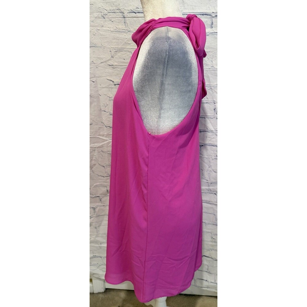 KRISA TIE BACK HALTER DRESS PINK SIZE Medium - Picture 4 of 8